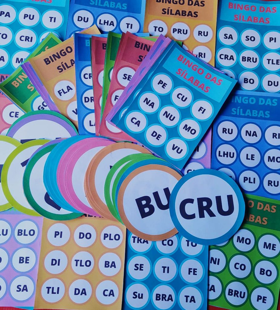 Bingo das Sílabas Pedagogia de Ideias