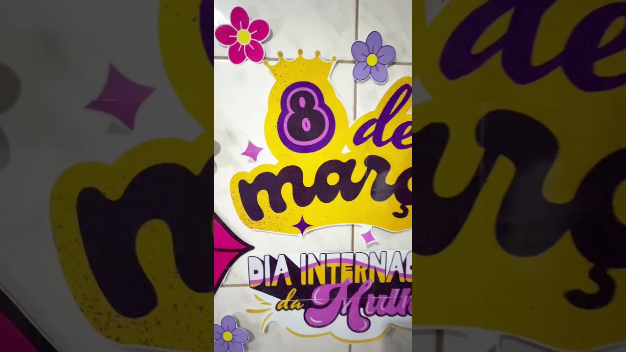 Video do produto Painel - Dia da Mulher