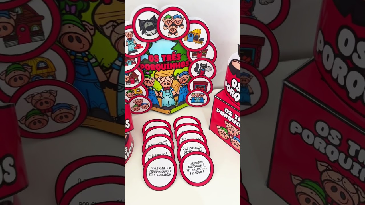 Video do produto Kit Três Porquinhos - Educação Infantil