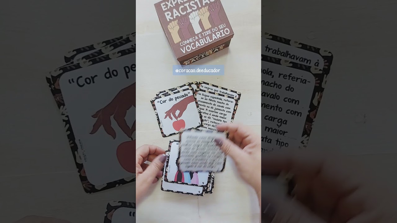 Video do produto Caixa - Expressões Racistas
