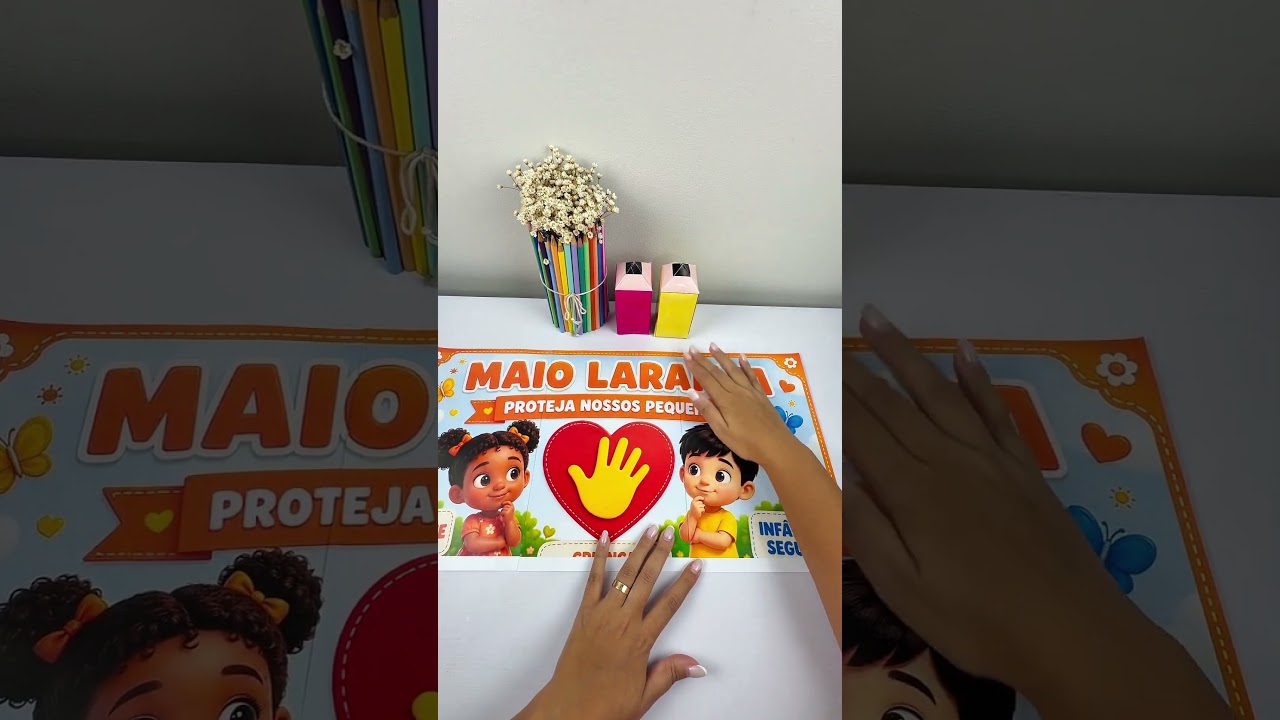 Video do produto KIT Maio Laranja - Proteja Nossos Pequenos