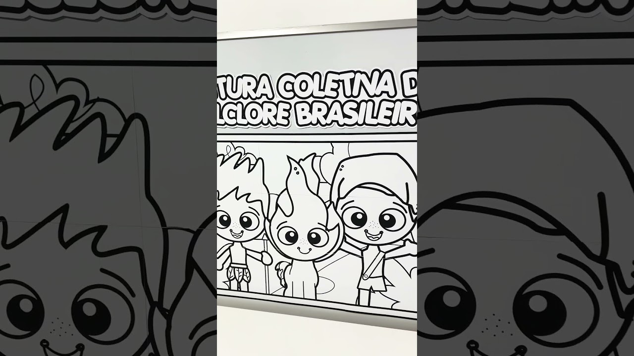 Video do produto Pintura Coletiva do Folclore Brasileiro