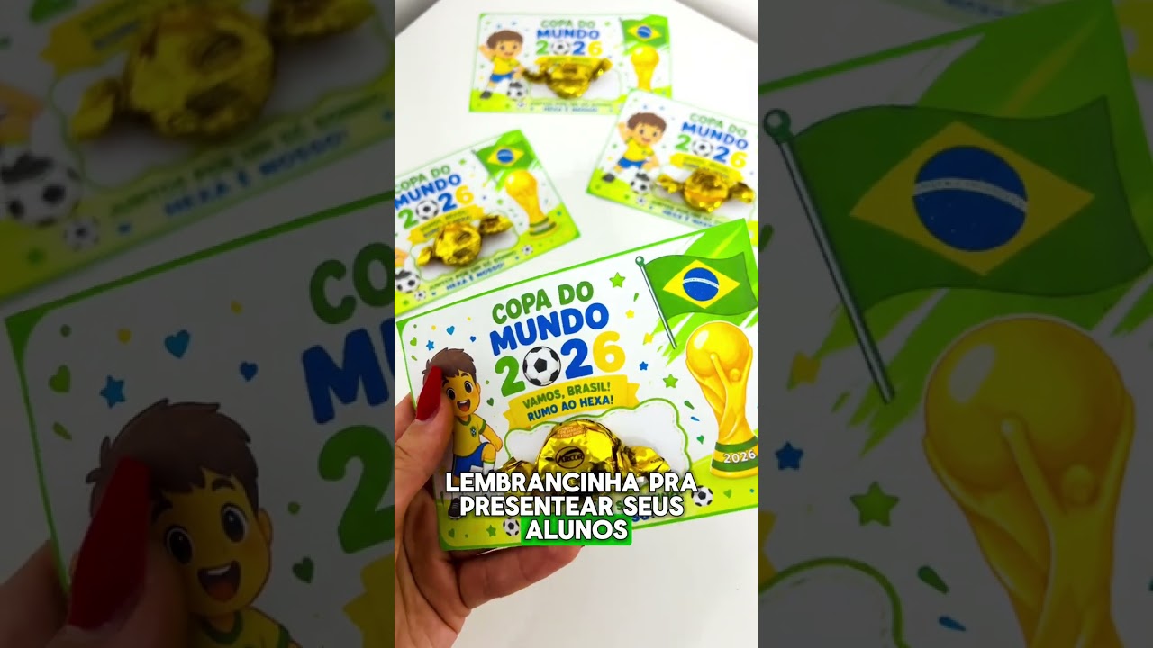 Video do produto Cartão Lembrancinha Copa 2026