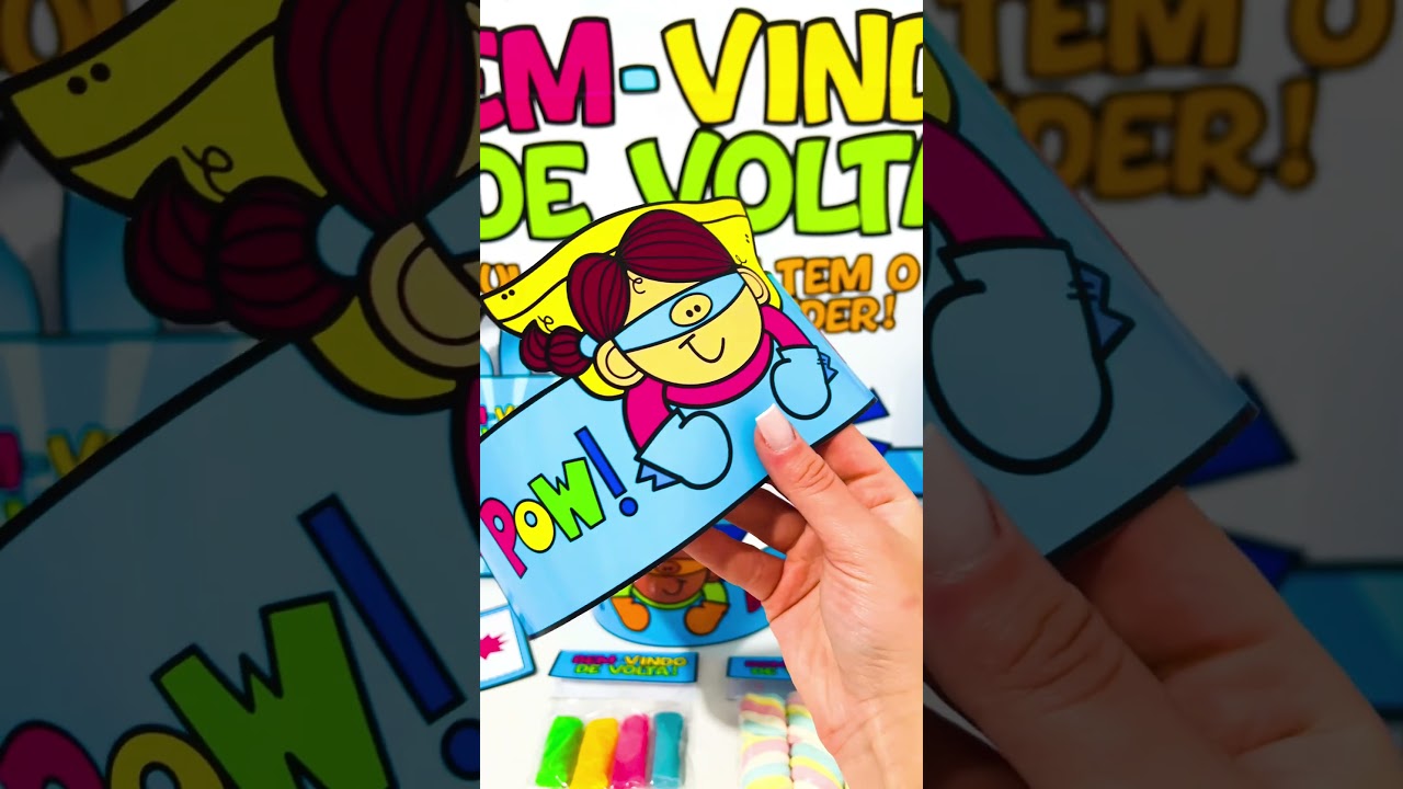 Video do produto Kit Volta às Aulas Super-Heróis