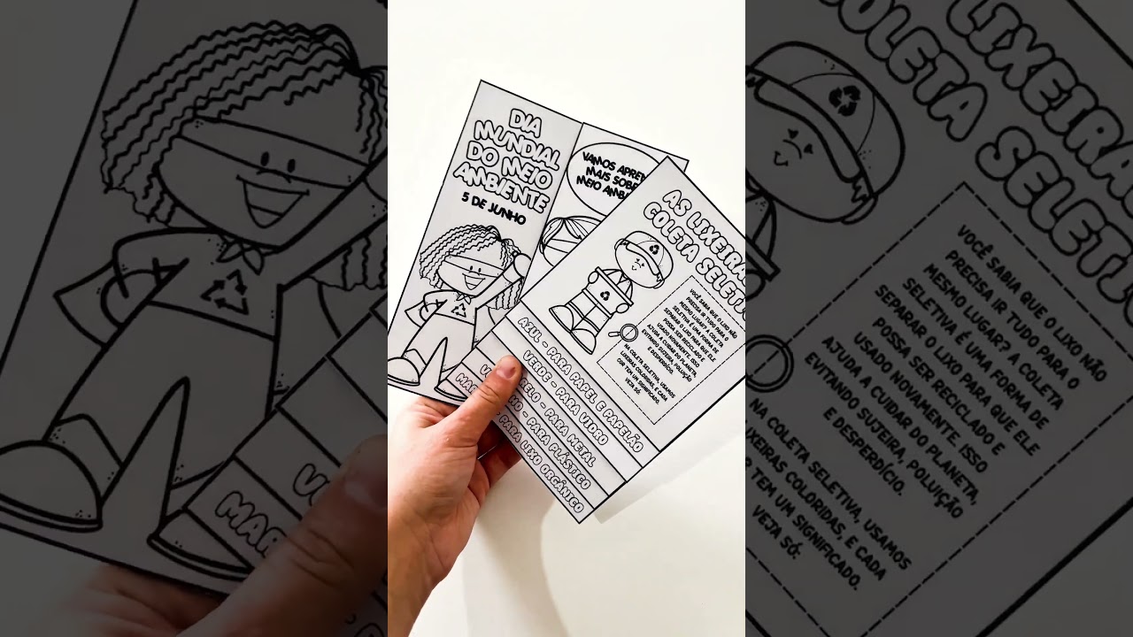 Video do produto Flipbook e Lapbook - Meio Ambiente