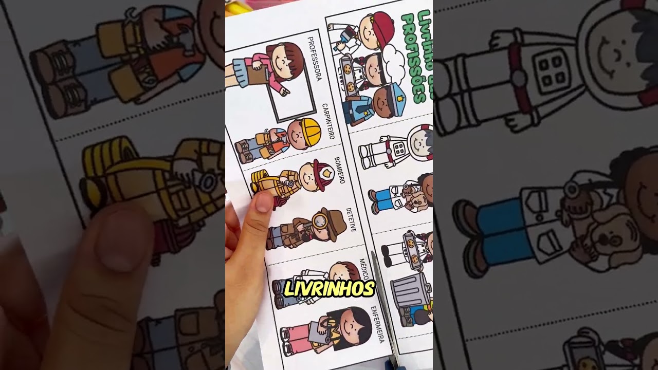 Video do produto Atividade e Livrinho das Profissões