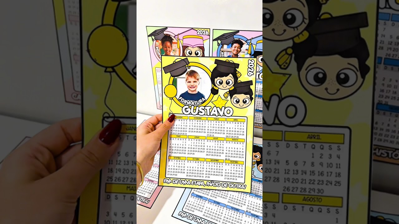 Video do produto Calendários Editáveis de Formatura