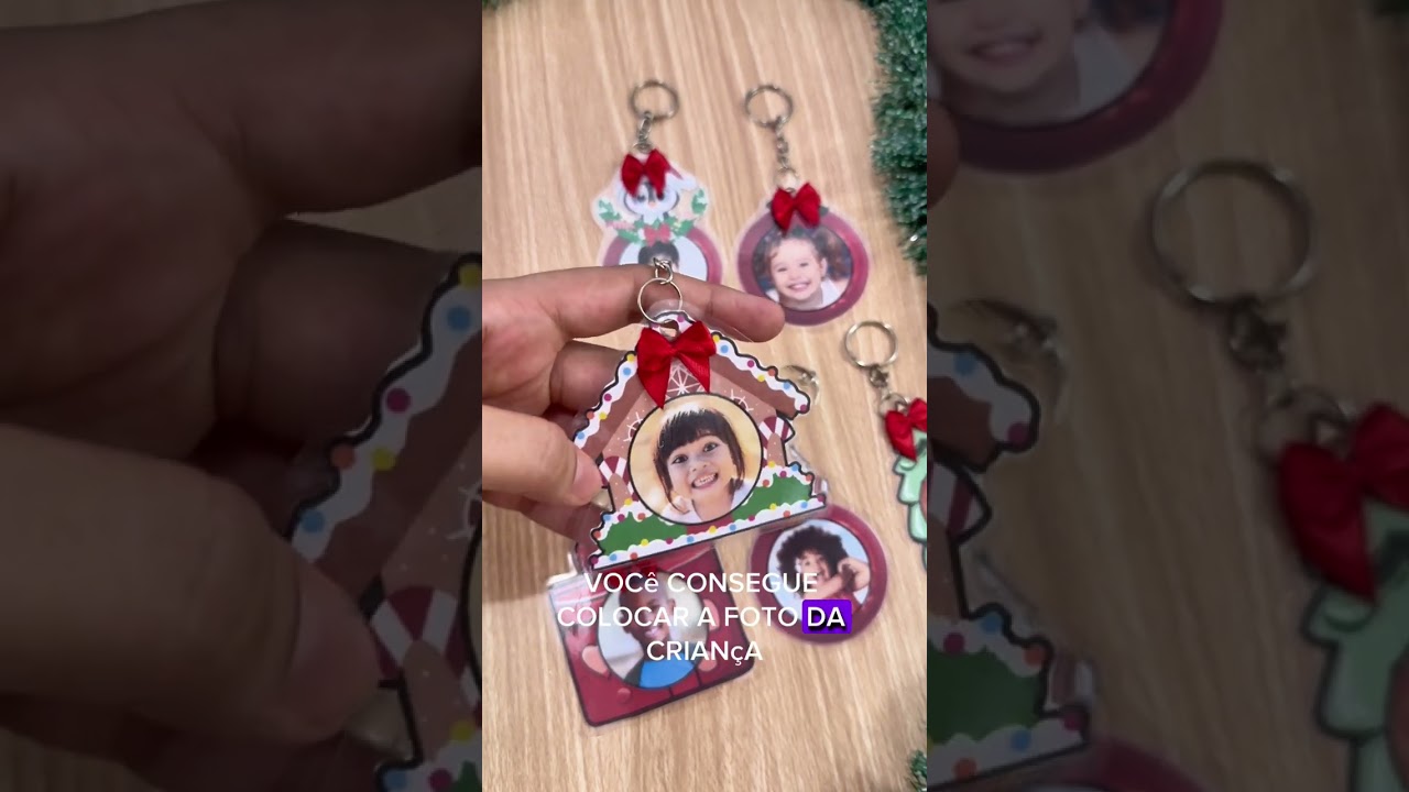 Video do produto Chaveiros Natalinos Personalizáveis