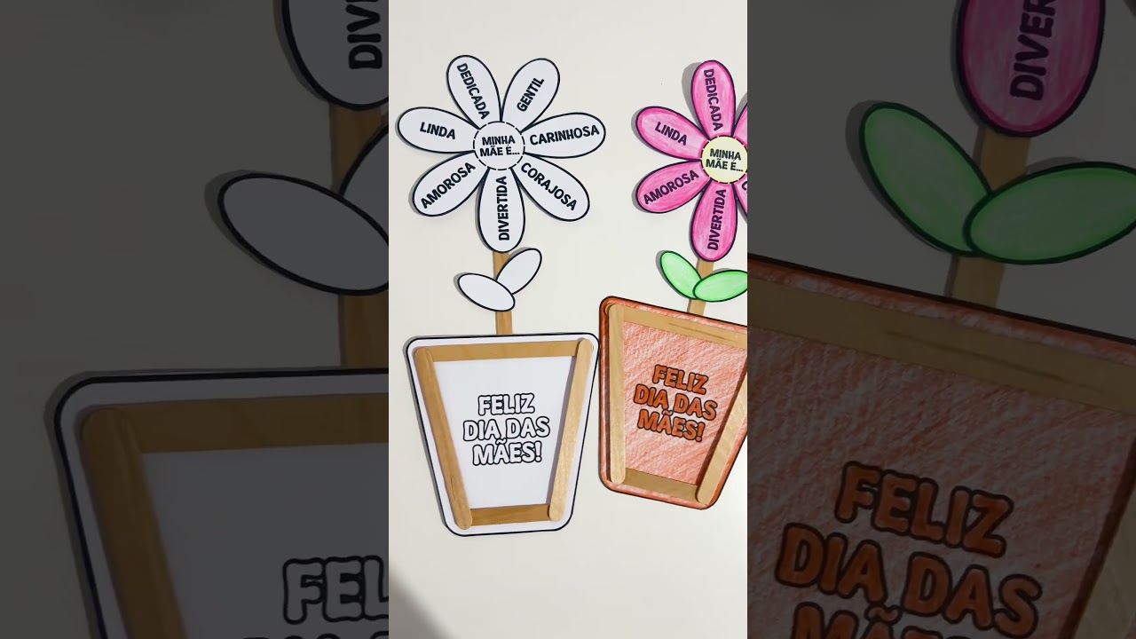Video do produto Atividade - Vaso Florido da Mamãe