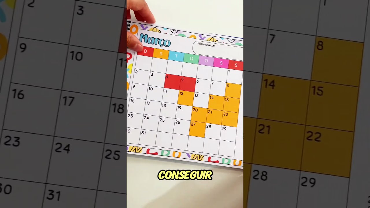 Video do produto Calendário Datas Comemorativas 2026