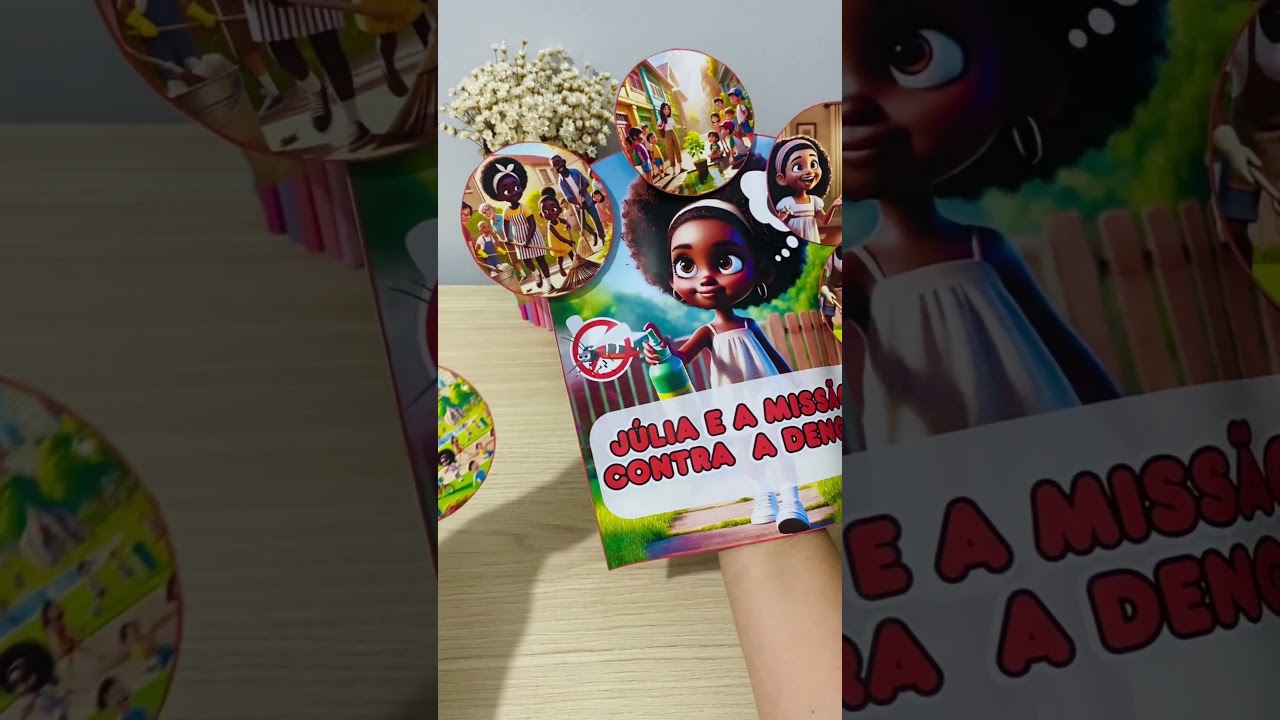 Video do produto Júlia e a Missão Contra a Dengue