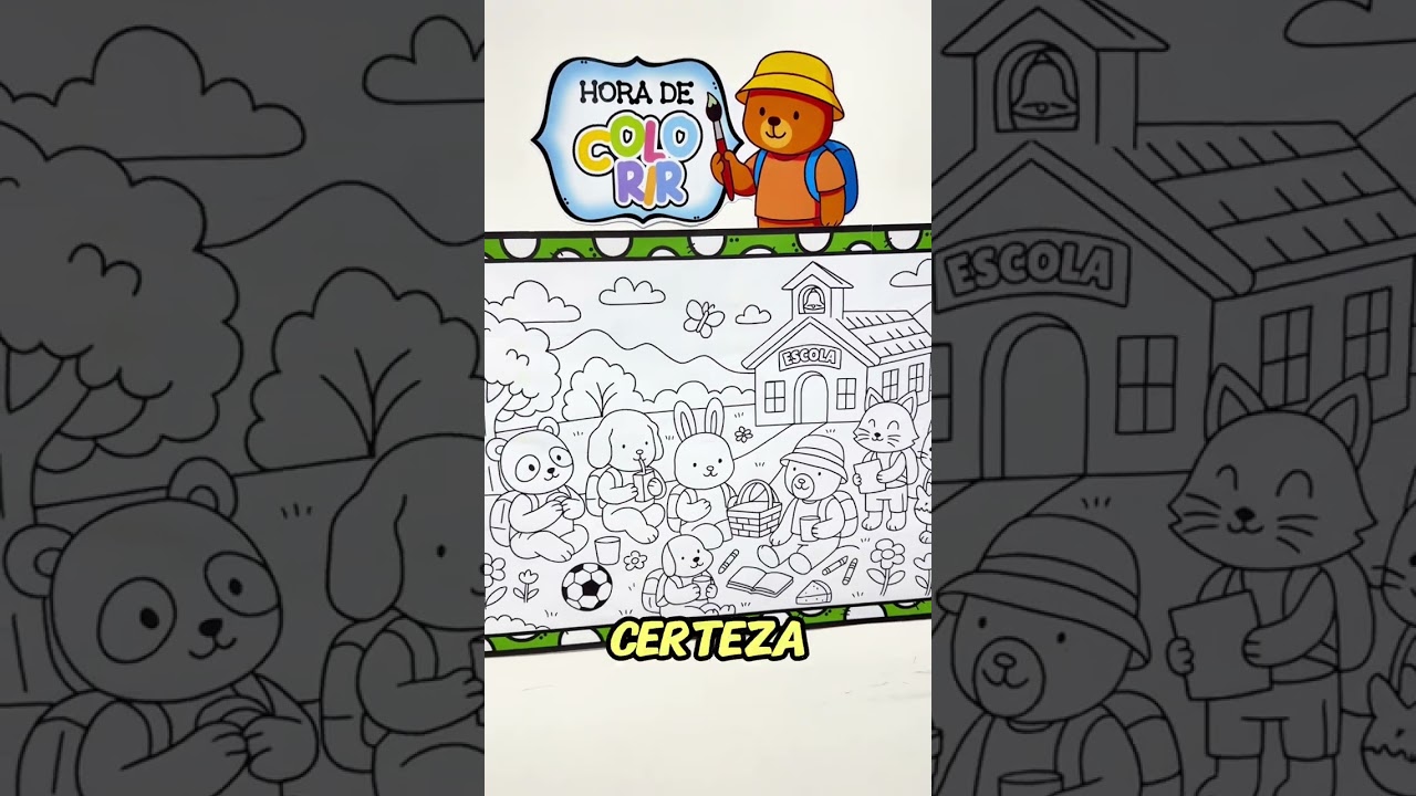 Video do produto Painel para Colorir – Volta às Aulas
