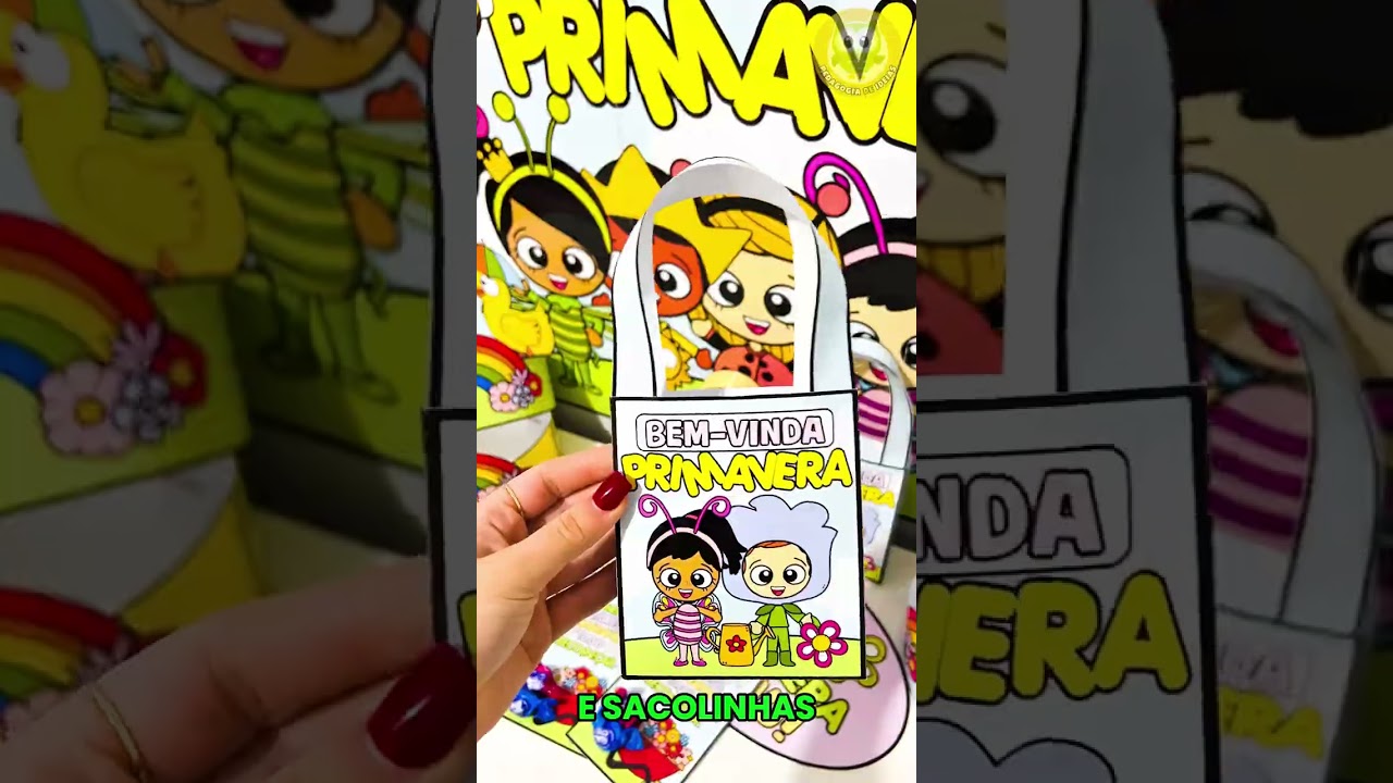 Video do produto Kit Primavera - Painel e Lembrancinhas