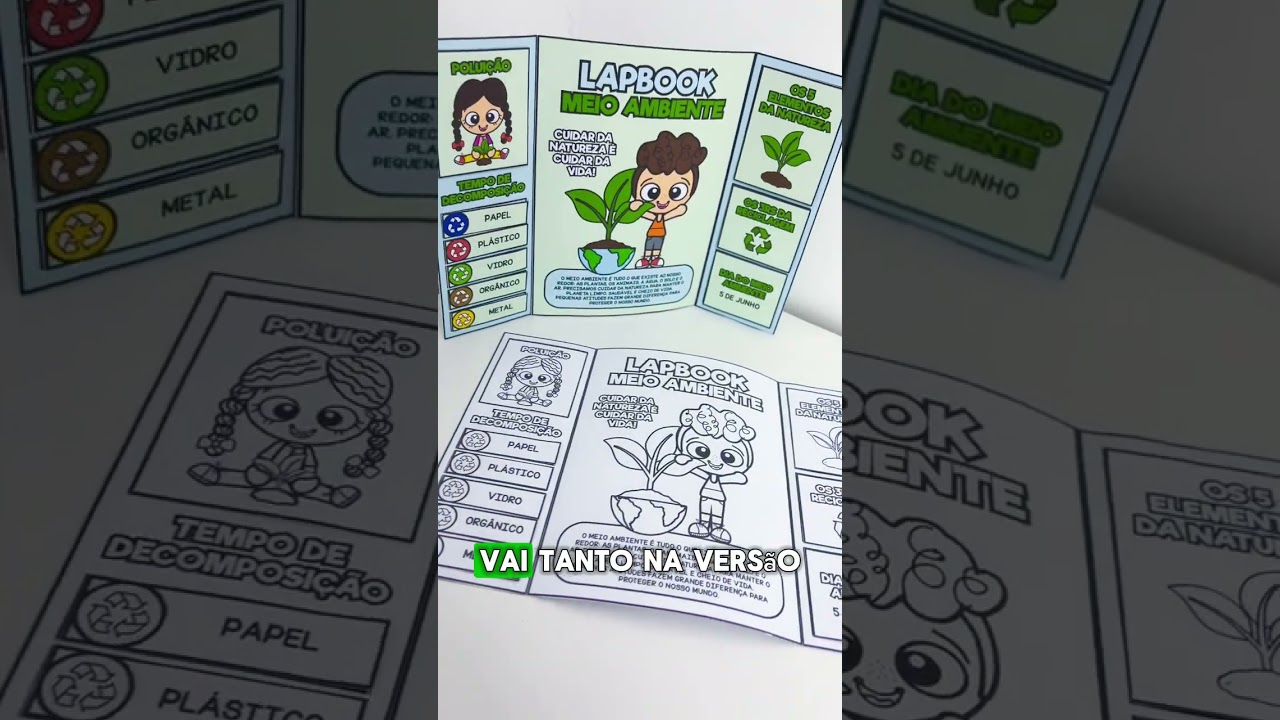 Video do produto Lapbook Meio Ambiente