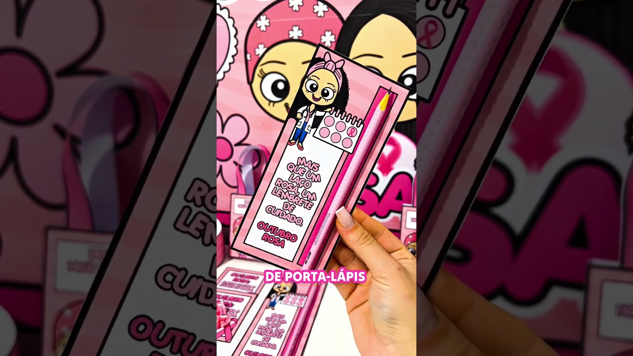 Video do produto Kit Painel e Lembrancinhas Outubro Rosa