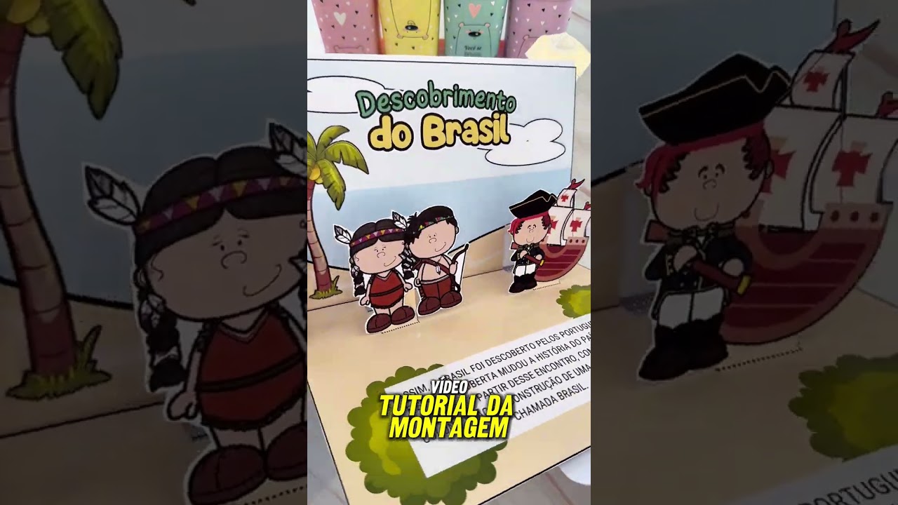 Video do produto Livro 3D - Descobrimento do Brasil