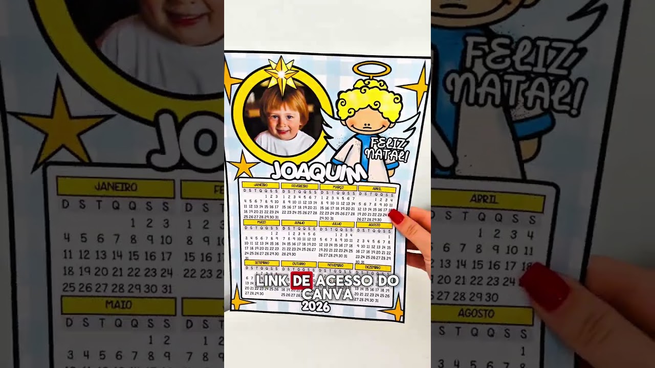 Video do produto Calendários Editáveis de Natal
