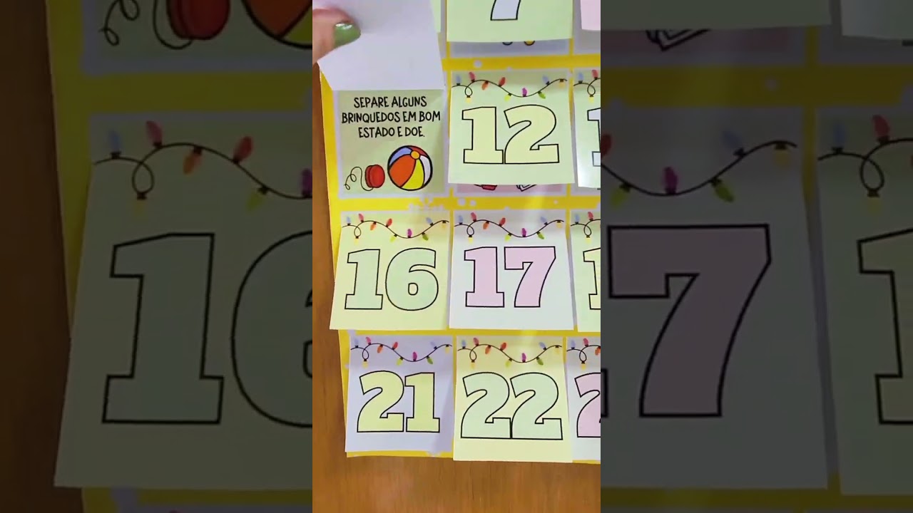 Video do produto Cartaz - Calendário do Advento