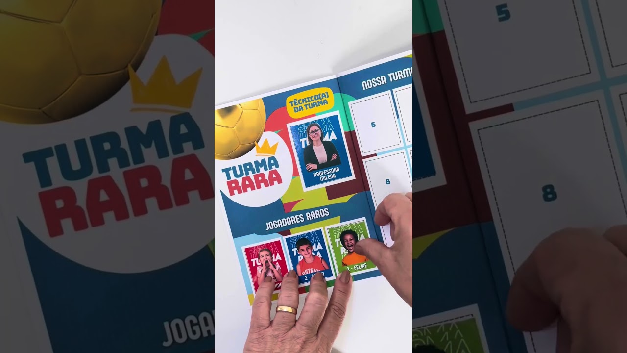 Video do produto Álbum da Copa - Turma Rara