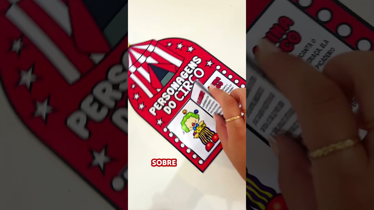 Video do produto Livrinho Interativo - Personagens do Circo