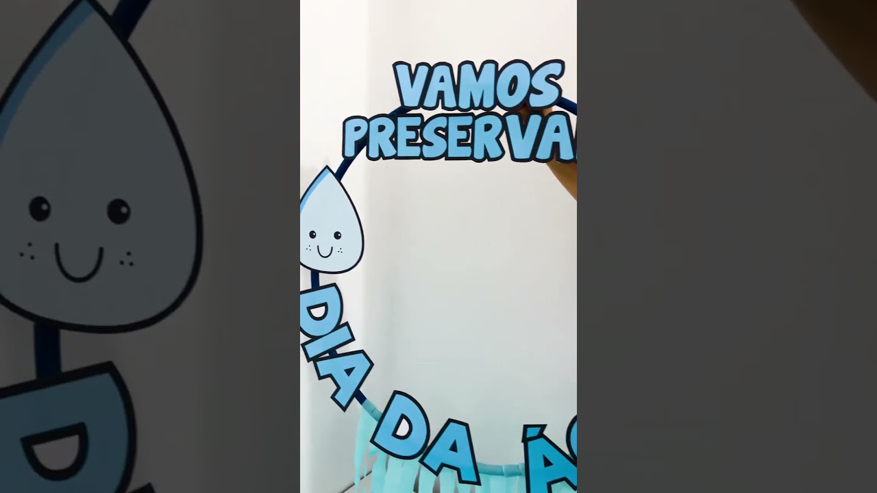 Video do produto Bambolê para Fotos - Dia da Água
