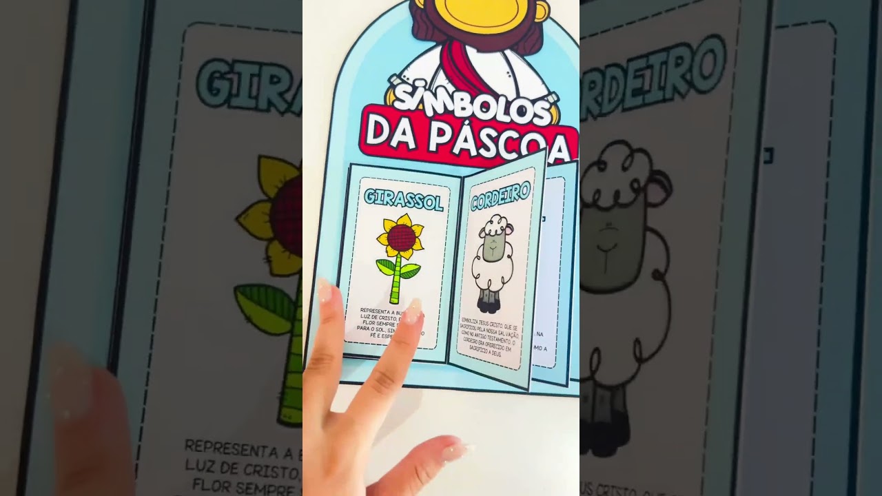 Video do produto Luva Livro Símbolos da Páscoa