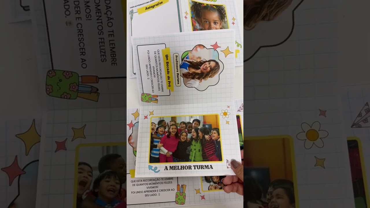 Video do produto Cartão de Recordação Escolar