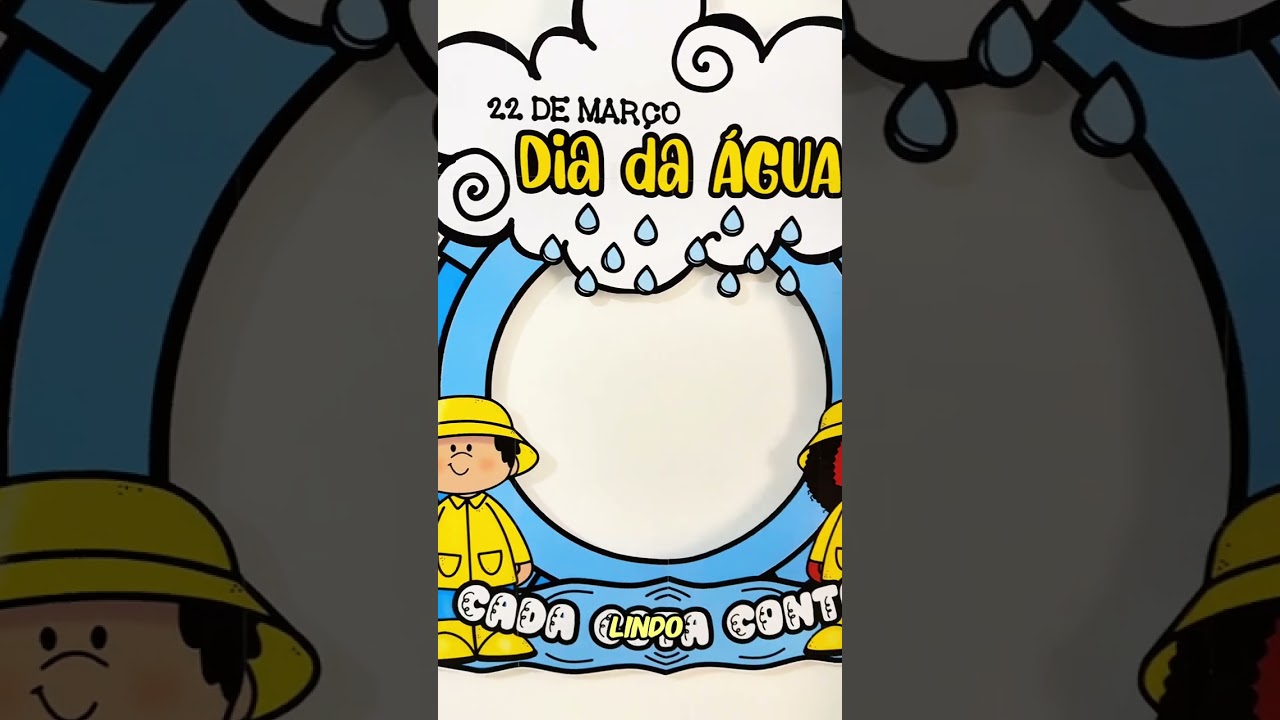 Video do produto Decoração para Bambolê - Dia da Água