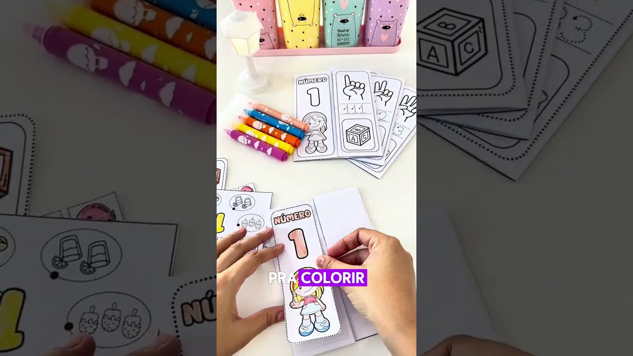 Video do produto Lapbook Numerais de 0 a 10