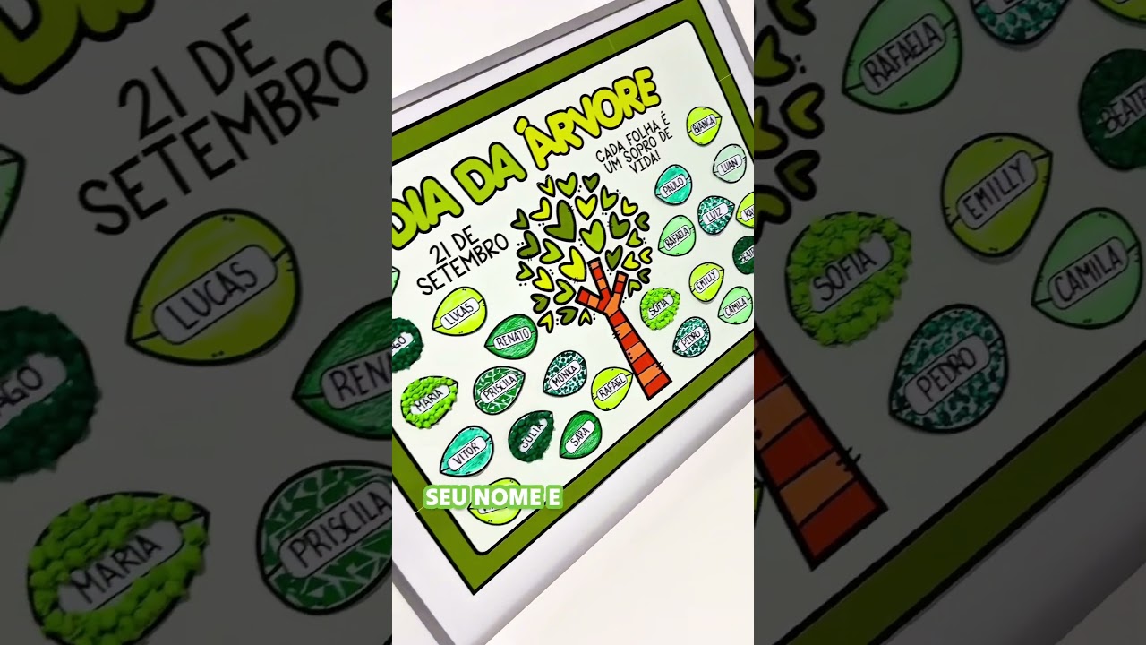 Video do produto Cartaz Colaborativo Dia da Árvore