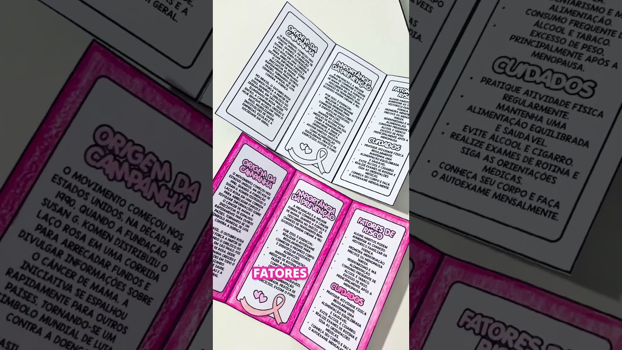 Video do produto Folder Informativo Outubro Rosa
