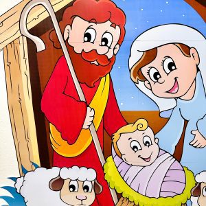 Painel de Natal Presépio - Natal