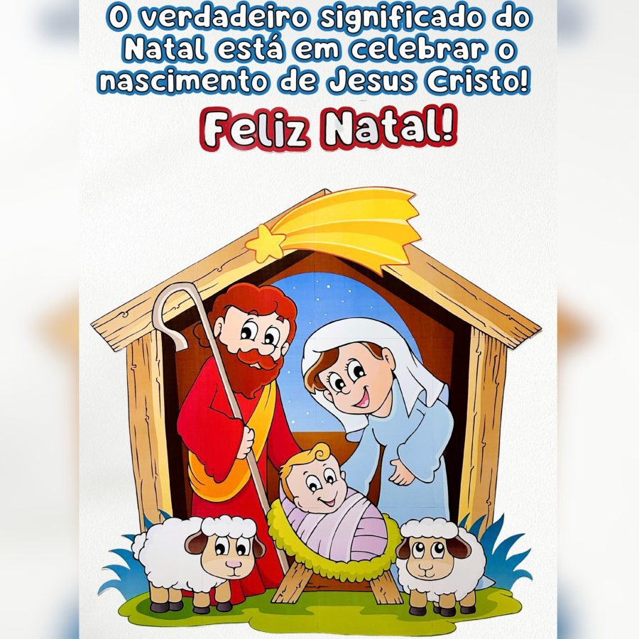 Painel de Natal Presépio - Natal