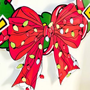 Decoração para Bambolê - Tema Natal - Natal