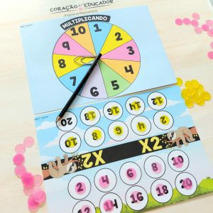 Roleta da Multiplicação - Matemática