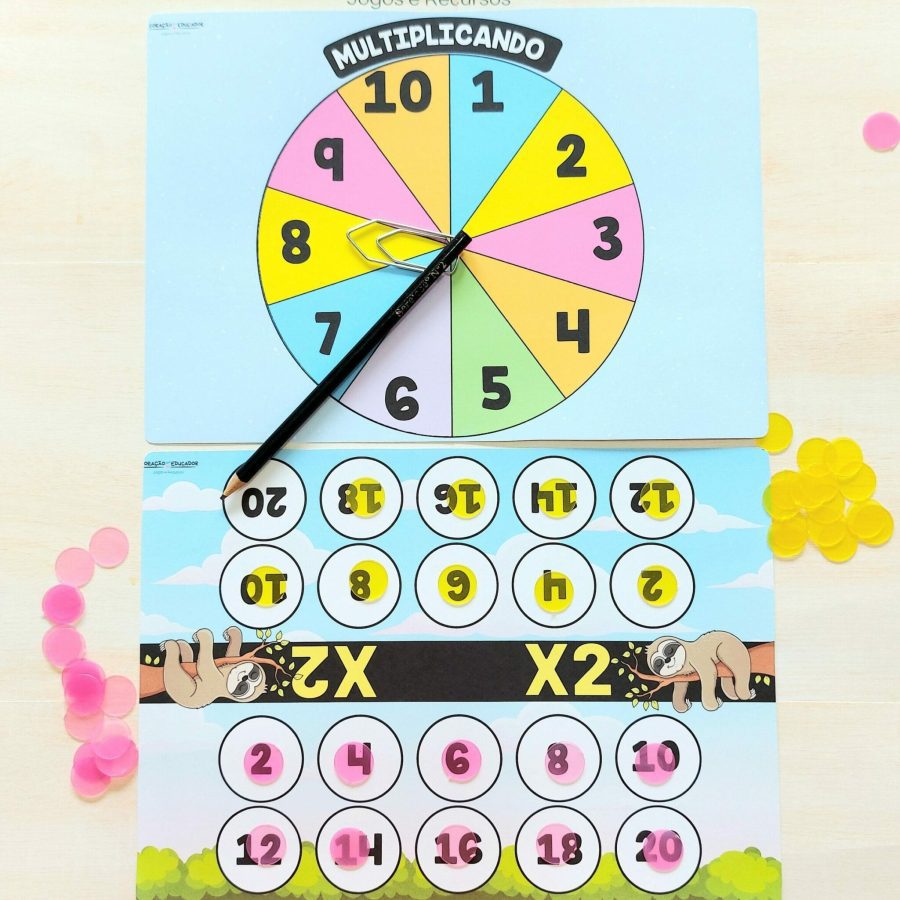 Roleta da Multiplicação - Matemática