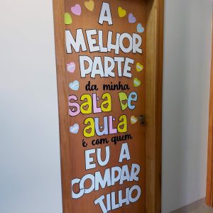 Decoração de Porta - A Melhor Parte - Decoração Escolar