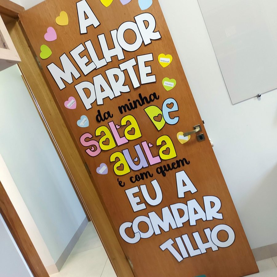 Decoração de Porta - A Melhor Parte - Decoração Escolar