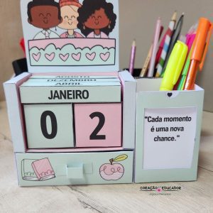 Calendário Permanente Motivacional - tegoria%