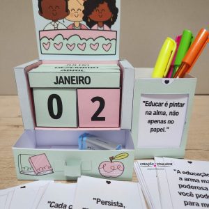 Calendário Permanente Motivacional - tegoria%