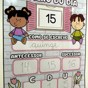 Cartaz - Número do Dia - Matemática