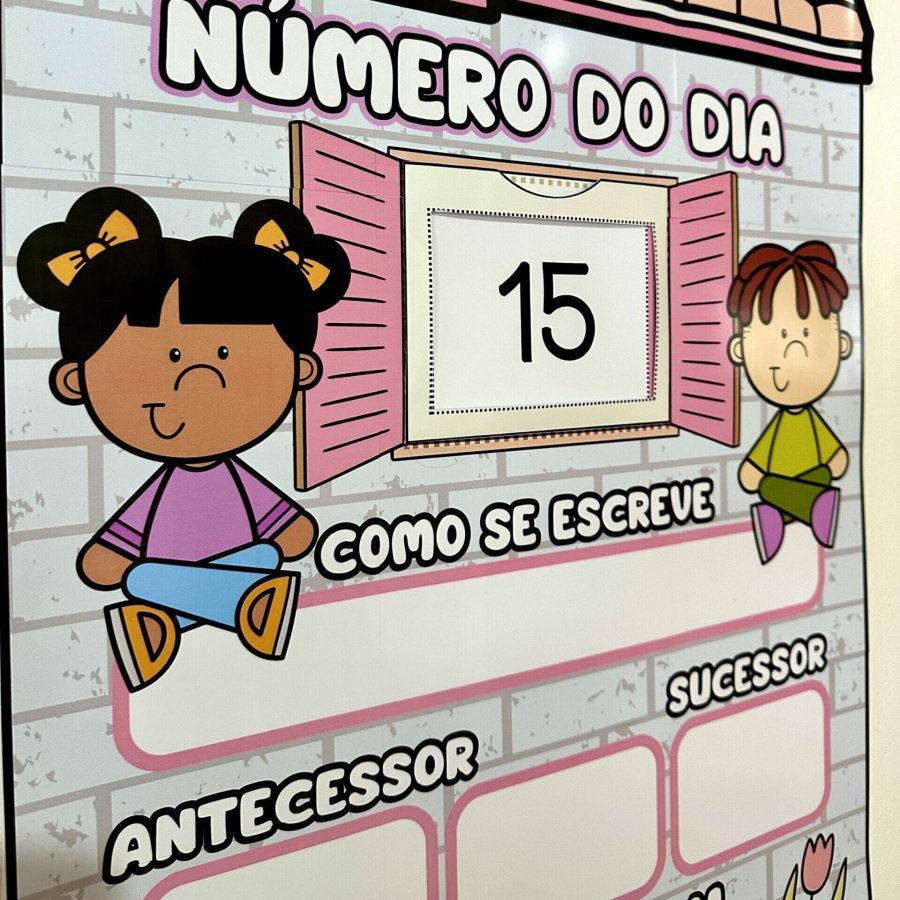 Cartaz - Número do Dia - Matemática