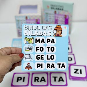 Bingo das Sílabas Simples - Alfabetização