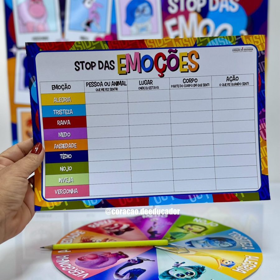 Stop das Emoções - Educação Emocional - Pedagogia de Ideias Stop das Emoções - Educação Emocional