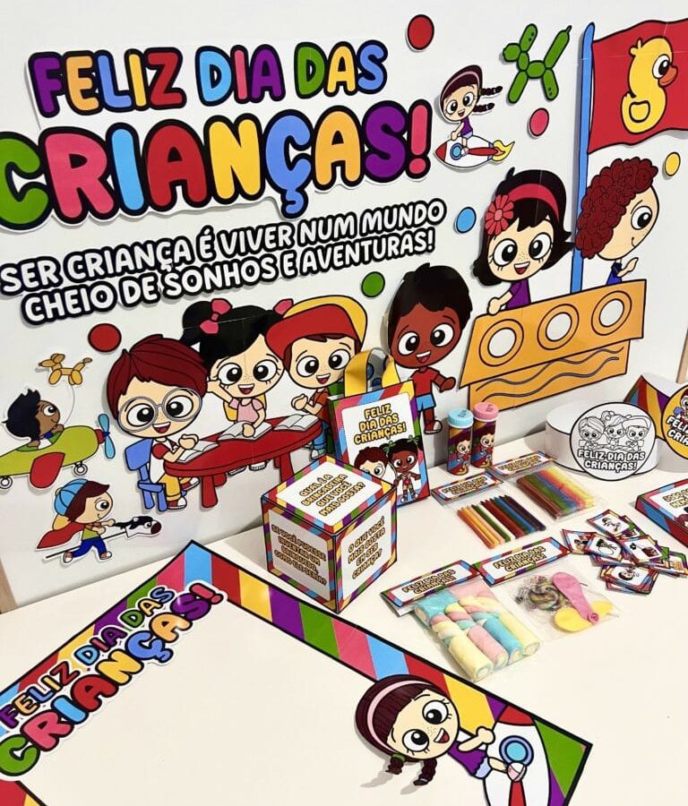 Kit Dia das Crianças - Brincar e Criar - Dia das Crianças