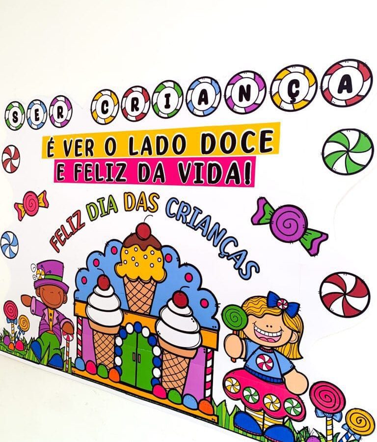 Kit Dia das Crianças - Ser Criança é Ser Feliz - Dia das Crianças