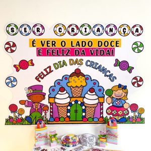 Kit Dia das Crianças - Ser Criança é Ser Feliz - Dia das Crianças