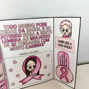 Lapbook Interativo - Outubro Rosa - Outubro Rosa