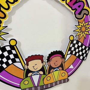 Decoração para Bambolê - Tema #PartiuFérias - Férias