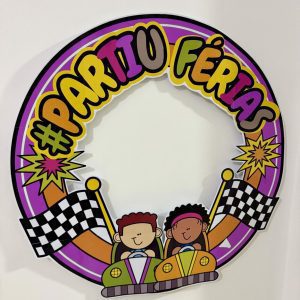 Decoração para Bambolê - Tema #PartiuFérias - Férias